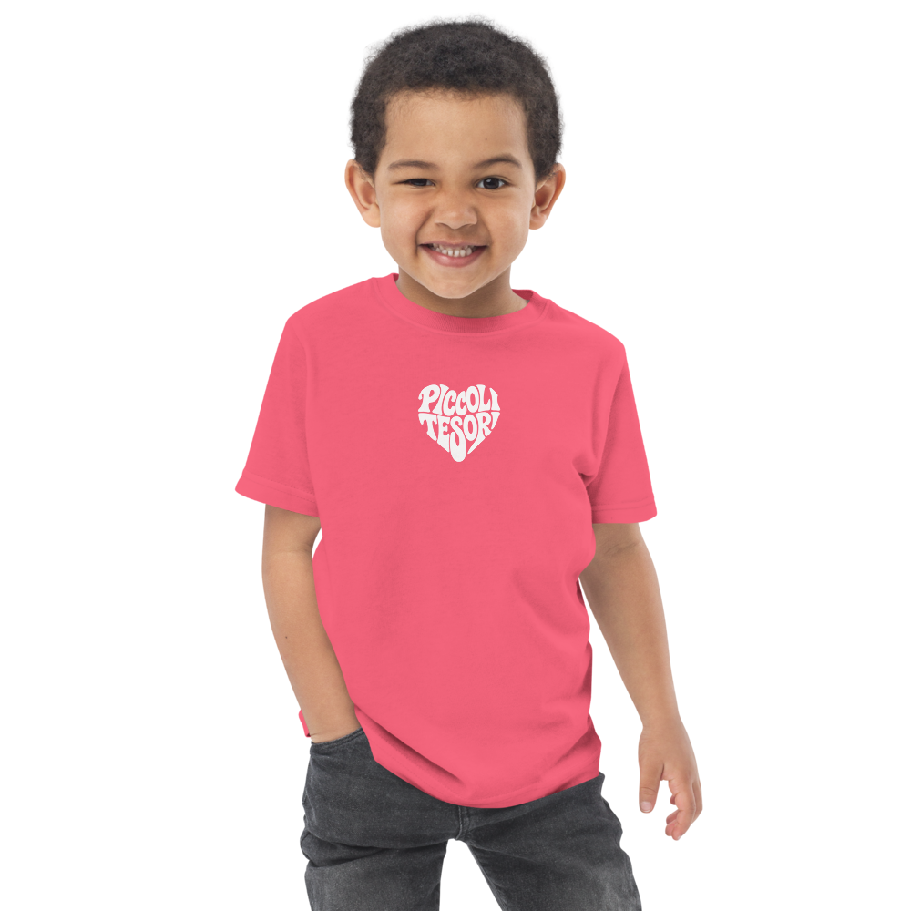 T-shirt rose logo white