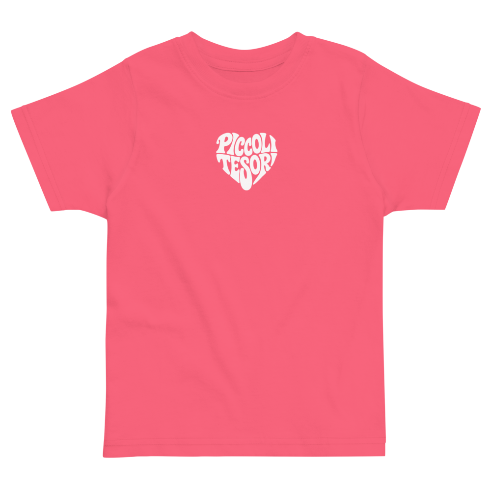 T-shirt rose logo white